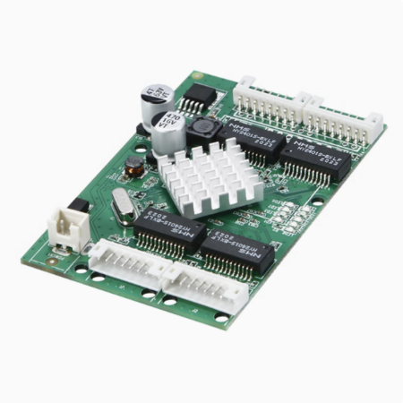 Mini 4portový gigabitový ethernetový switch modul